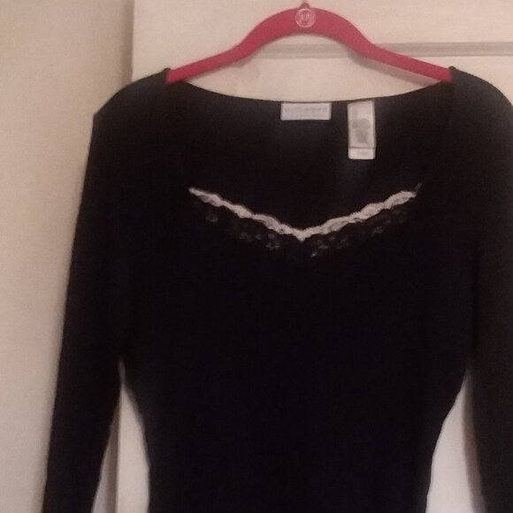 Liz Claiborne Long Sleeve Top - Picture 3 of 5